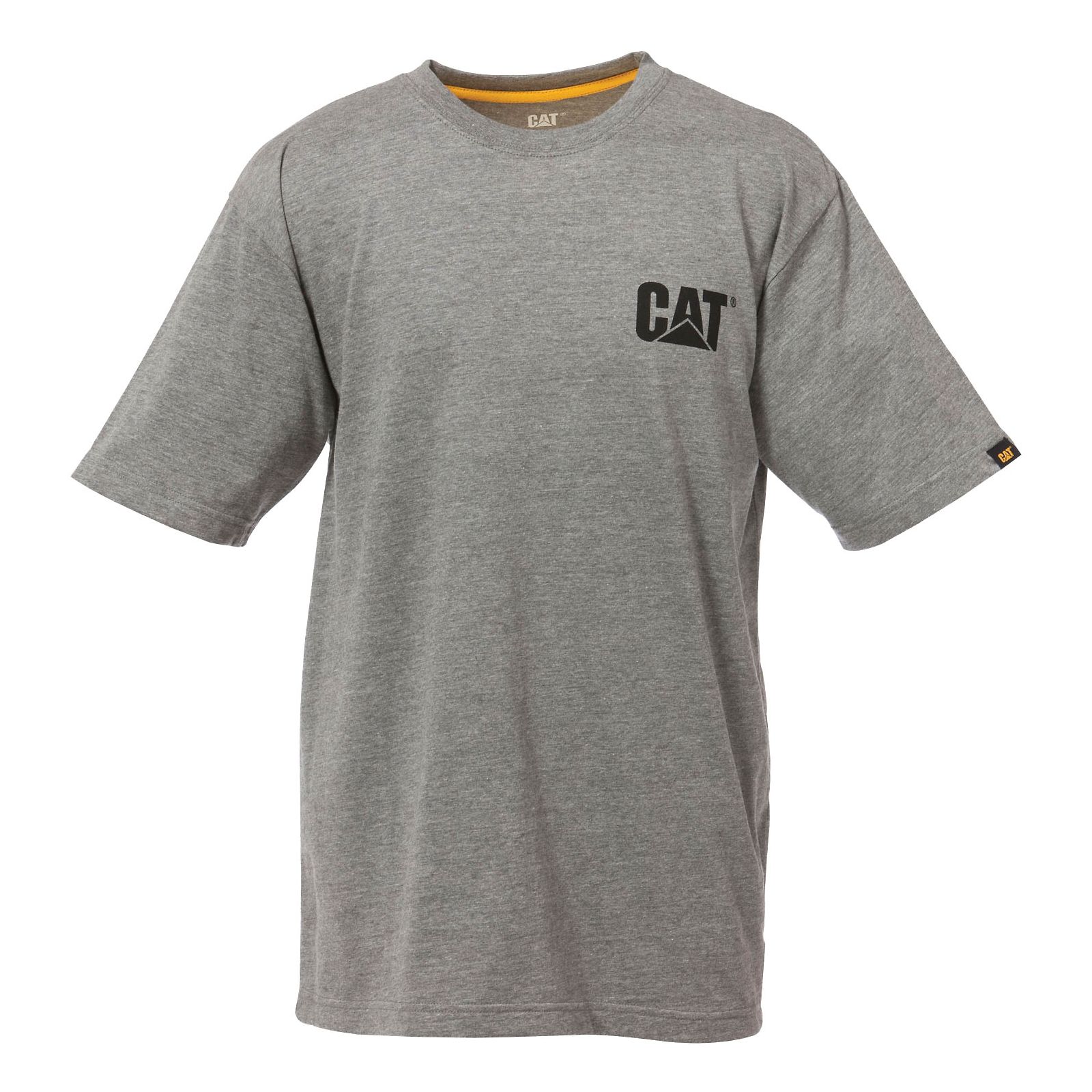 Caterpillar Trademark - Mens T-Shirts - Dark Grey - NZ (482HAVNKW)